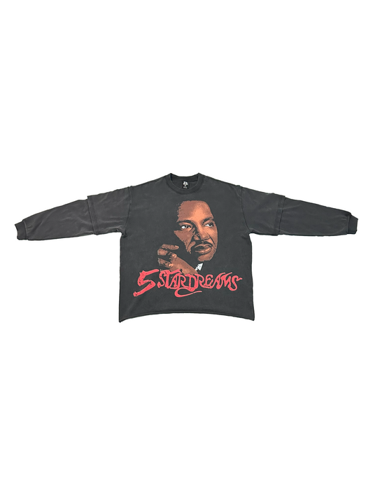 Ash Black "Dream" Double Layer Tee