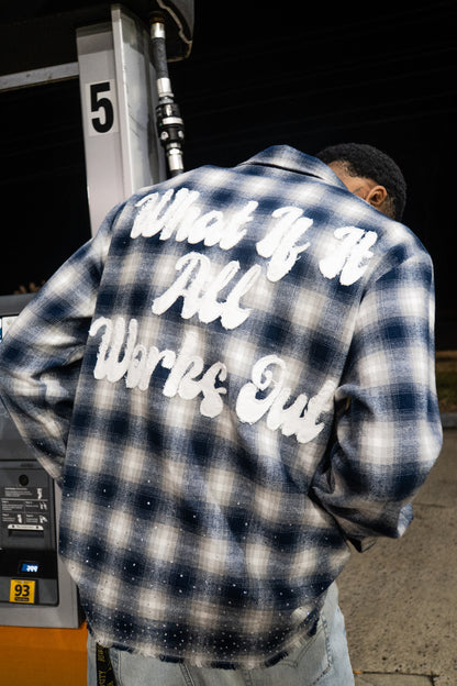 Midnight Blue Flannel